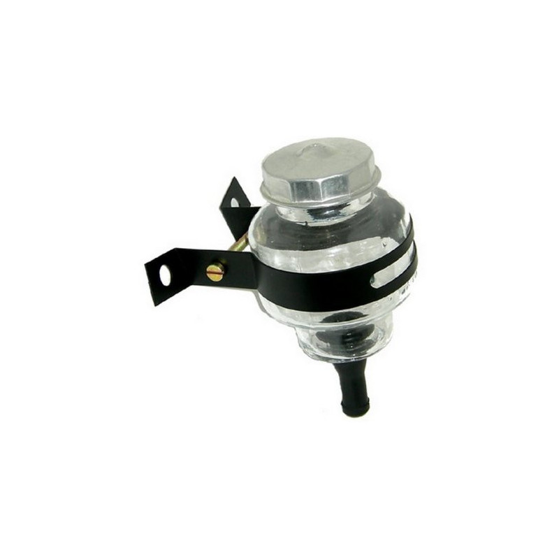 Brake fluid reservoir, glass