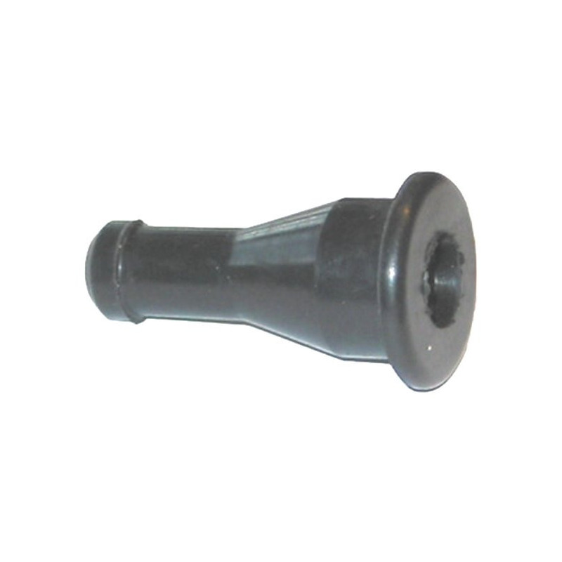 Rubber spout for brake fluid reservoir