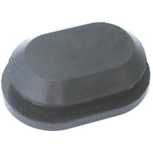 Rubber plug for body oval