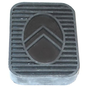 Pedal rubber for brake + clutch pedal