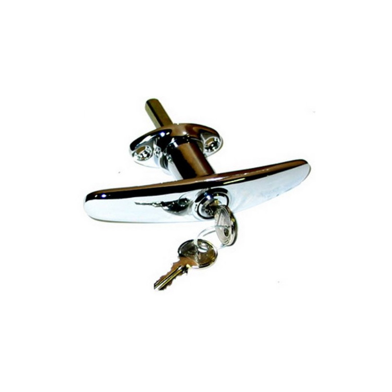 Boot lid handle with lock