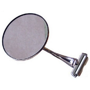 Rear mirror, left/right, round for fastening on front door