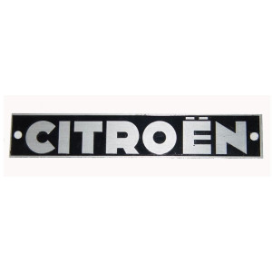 Citroen Plakette auf Stoßstange