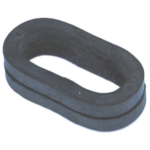 Rubber sleeve for petrol pipe in rear wing