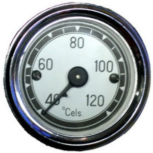 Temperaturanzeige weiss
