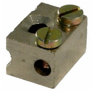 Fixing clamp for starter motor control cable