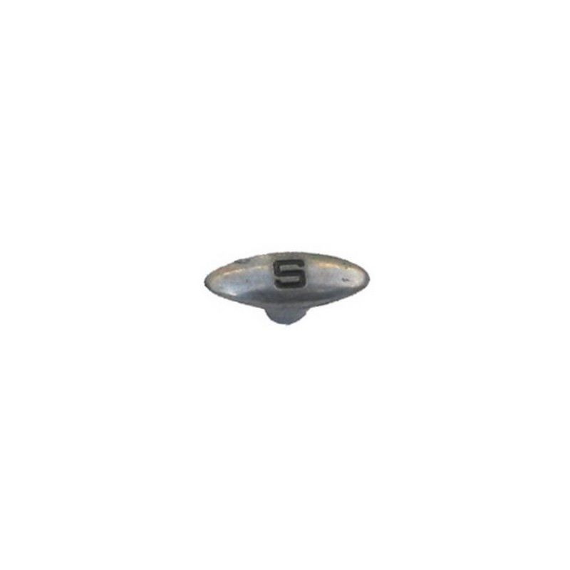 Choke cable button oval horizontal