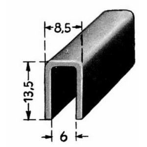 Windschutzscheibendichtung U-Form