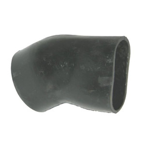 Angled connector for heater tube