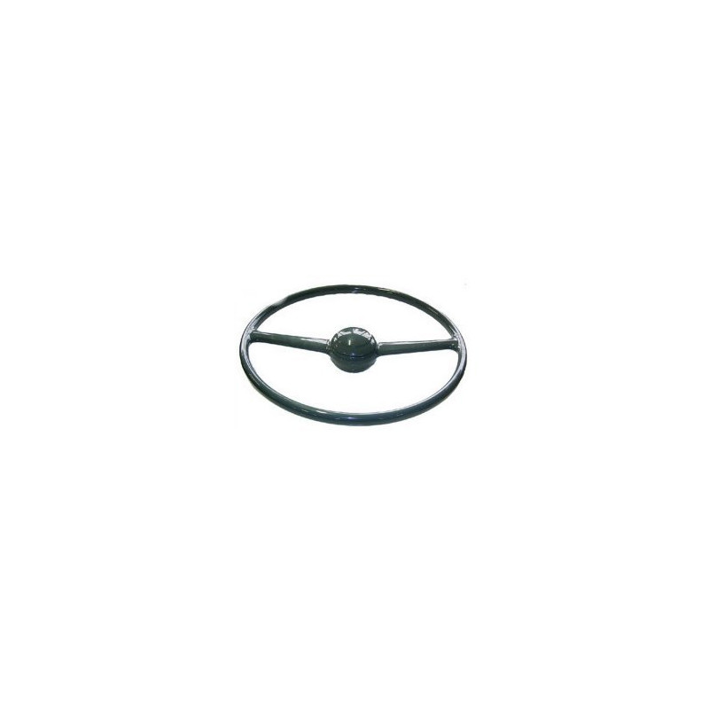 Steering wheel 2 spokes grey