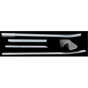 Set of sill trims aluminium