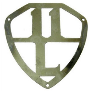Emblem for boot lid inox.