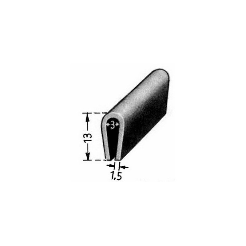 Gasket between windscreen and body