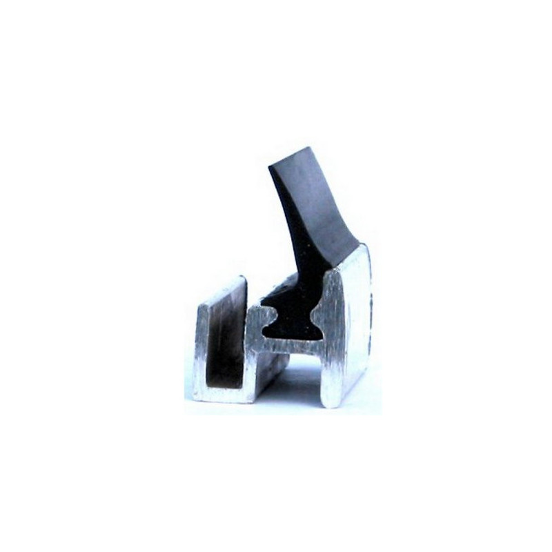 Windscreen gasket in aluminium profile