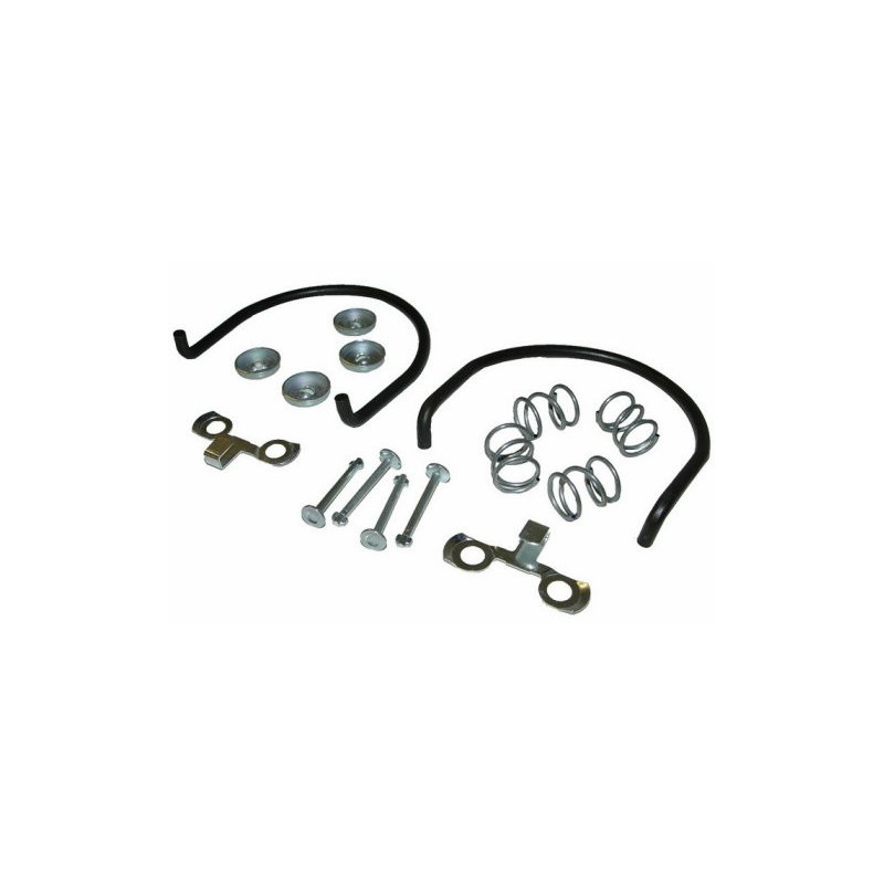 Mounting kit for rear brake shoes