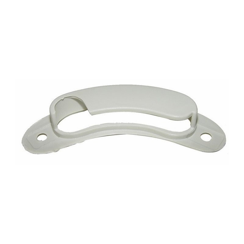 Door handle guide plastic front left grey