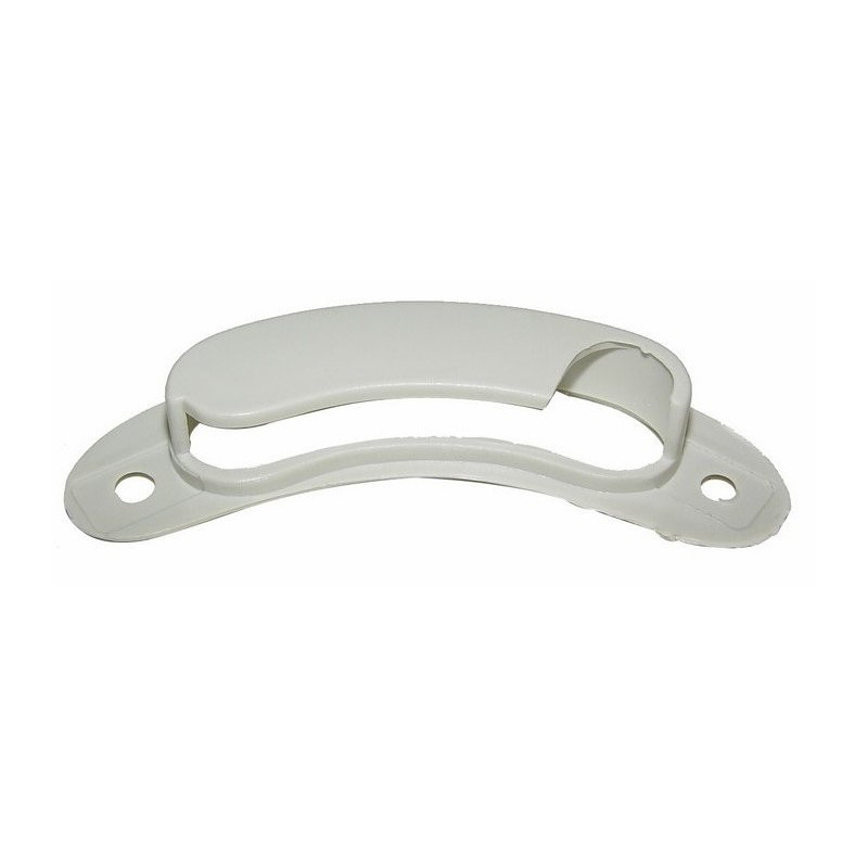 Door handle guide plastic front right grey