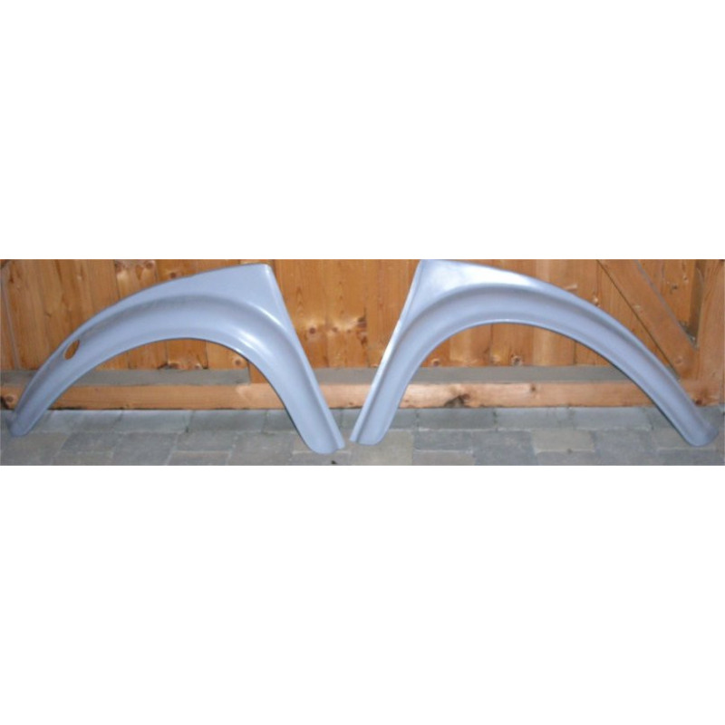Rear wings, full cut out, polyester, one pair