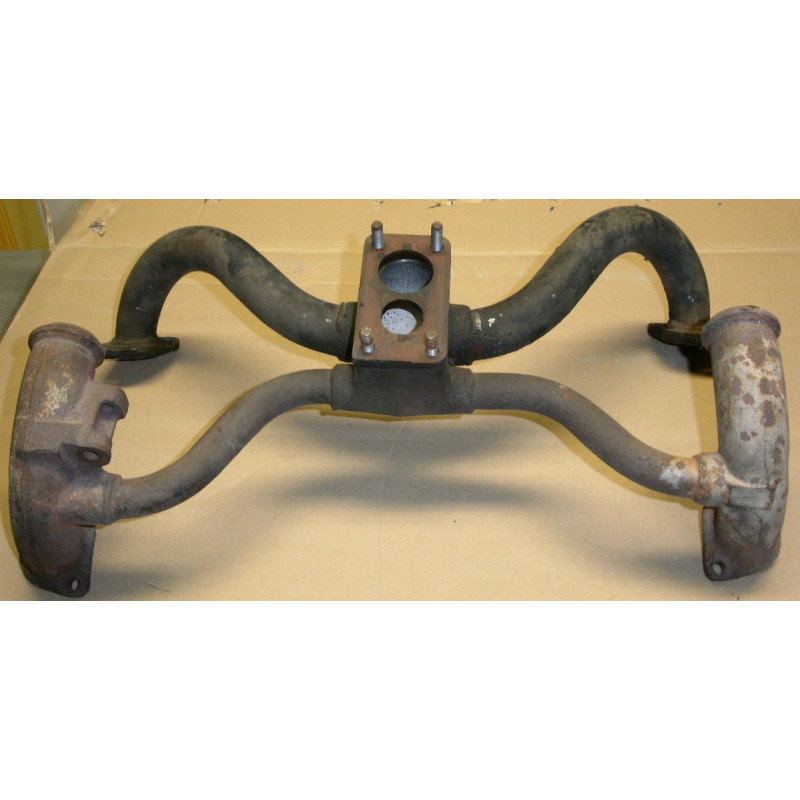 Inlet + exhaust manifold for oval carburettor used