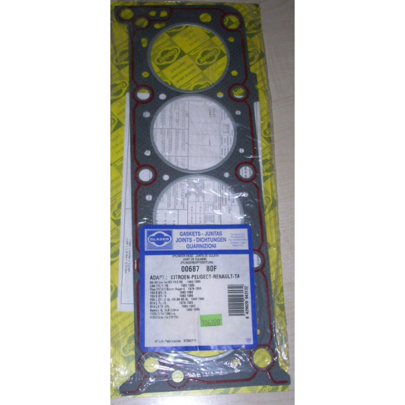 Cylinder head gasket BX 14