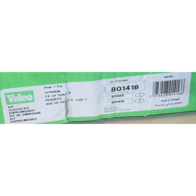 Clutch set Valeo 801416