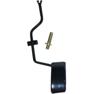 Throttle pedal for upper mounting