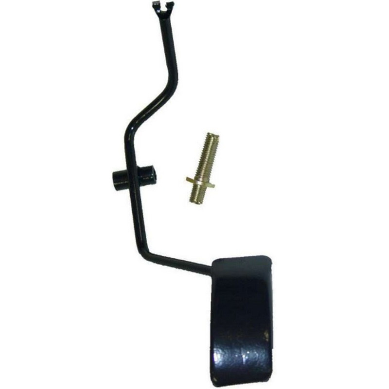Throttle pedal for upper mounting