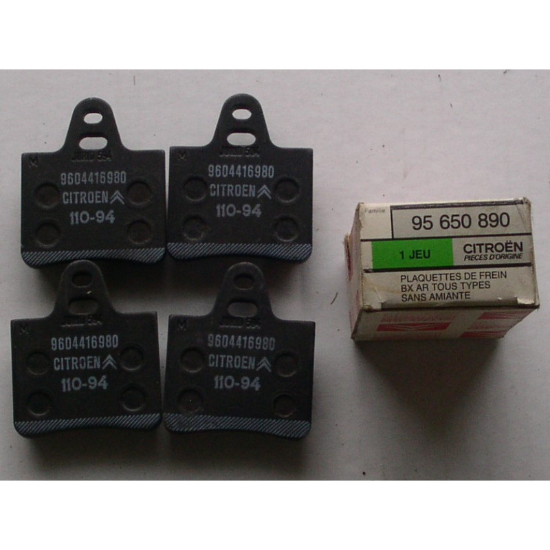 Rear brake pads original Citroen