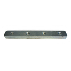 Connecting strip for windscreen frame