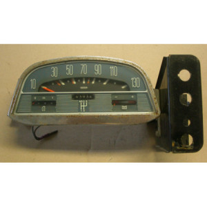 Tachometer alte Version in blau, gebraucht