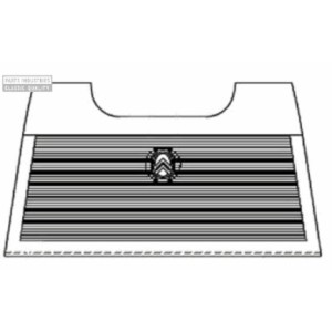Rubber mat front