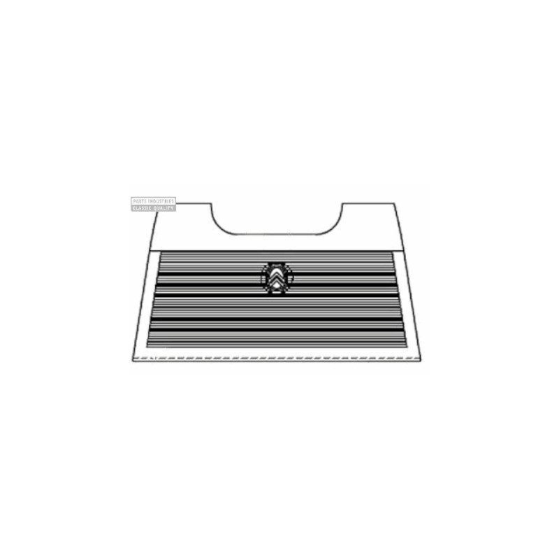 Rubber mat front