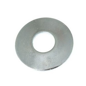 Brake shoes centering cam axle washer