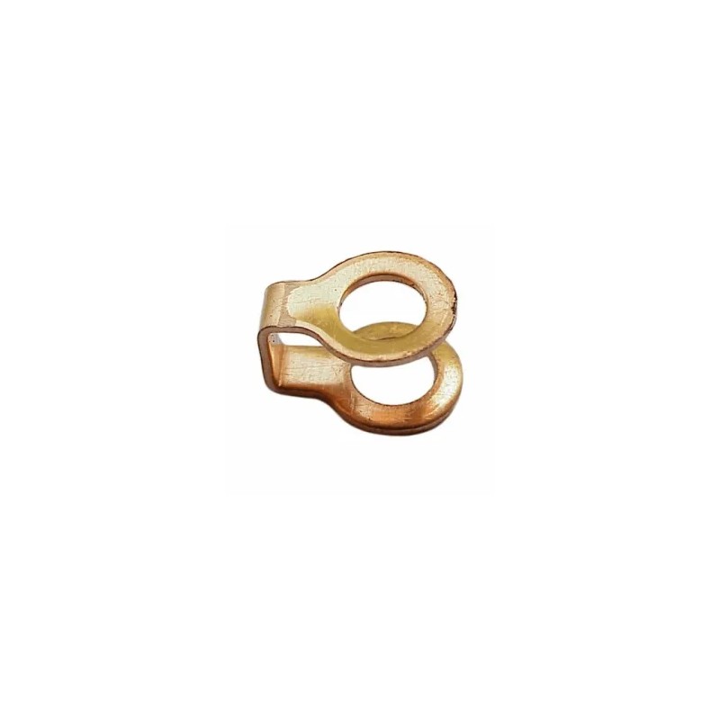 Double copper washer for oil feed line M7