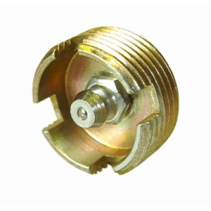 Nut for tack rod end with greasing nipple