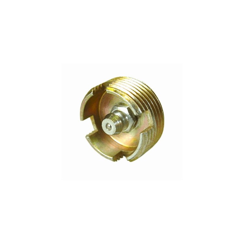 Nut for tack rod end with greasing nipple