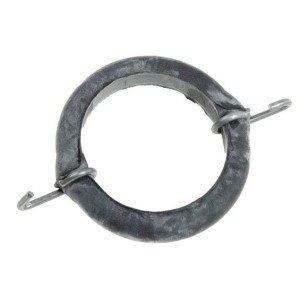 Single seat rubber with hooks