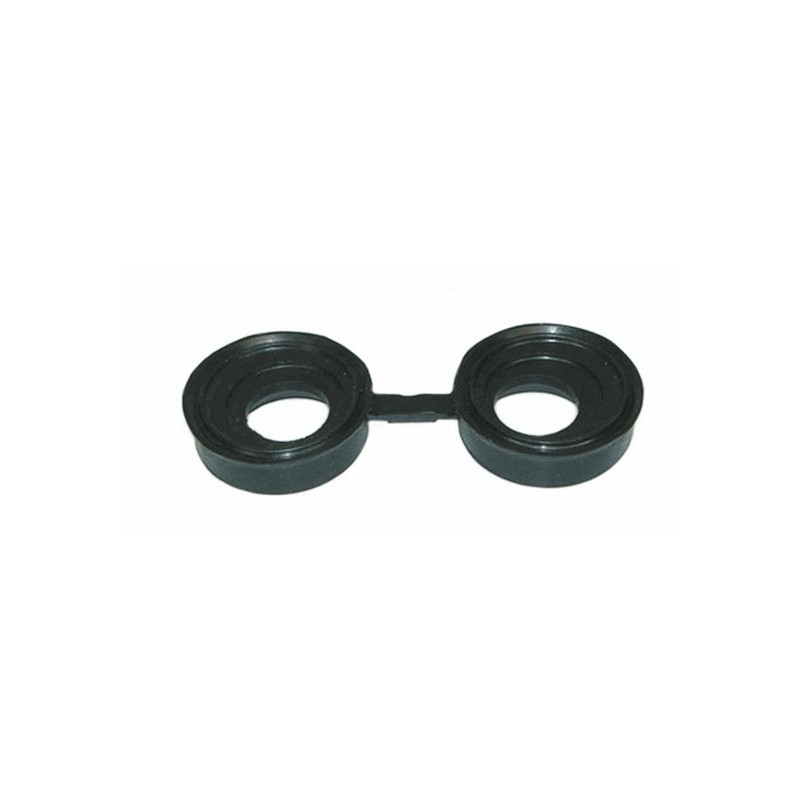 Double gasket for pushrod guide tubes