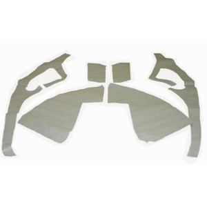 Inner body trim grey velours