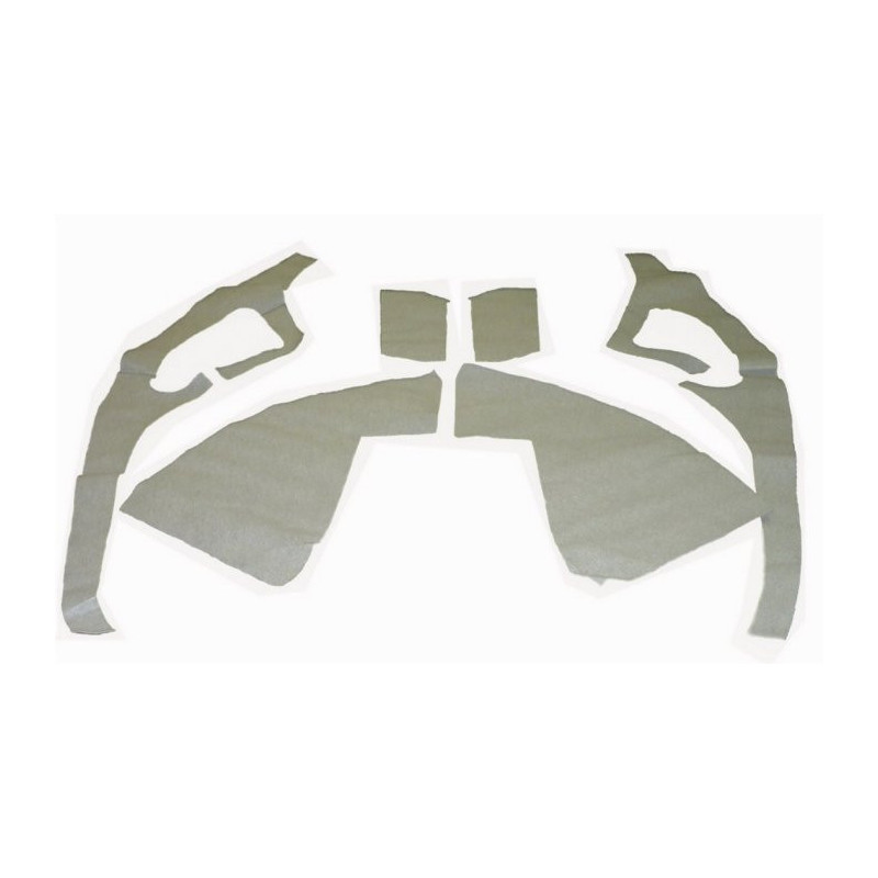 Inner body trim grey velours