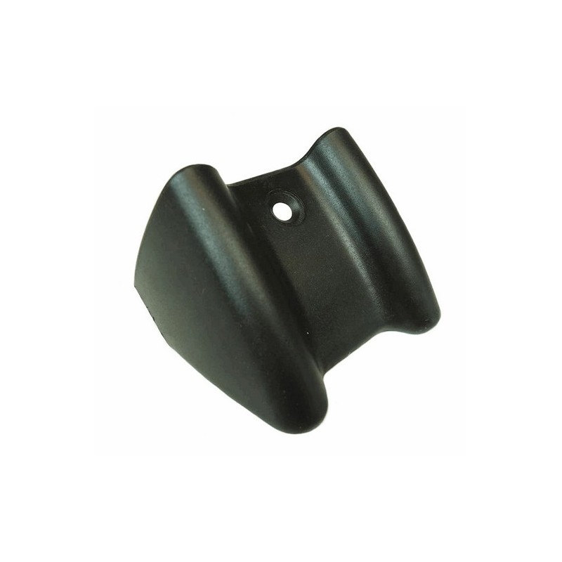 Black plastic end for front bumper