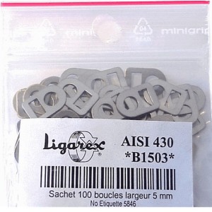 Ganchos para fleje Ligarex 100 pz