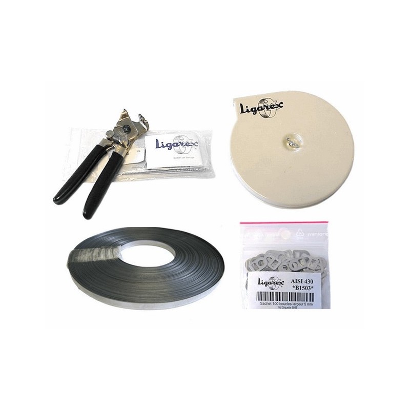 Complete Ligarex set for producing drive shaft bellow clips