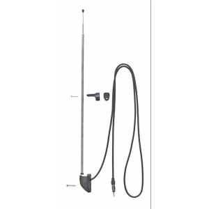 Antenne Chrom seitlicher Anbau
