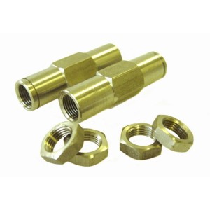 Adjusting sleeves for track rods, inox, 1 pair