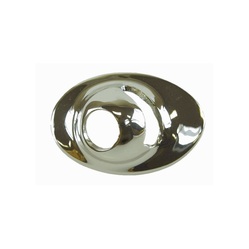 Scheinwerferfuß verchromt links