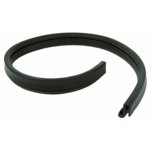Rubber joint for side window in fastening bar
