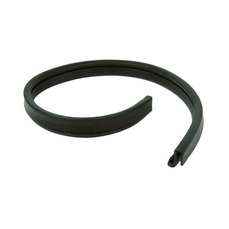 Rubber joint for side window in fastening bar