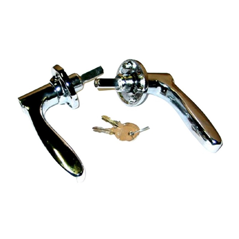 Maniglie cofano post. con chiusura, 1 coppia