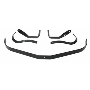 Set of brackets for rear bumper